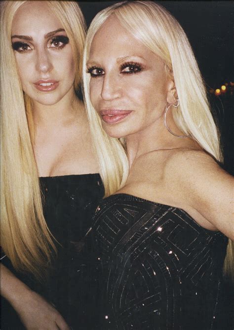 donatella versace lady gaga|lady gaga surprise.